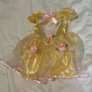 Disney Belle Infant Costume Yellow Ballgown Dress 3-6 Month Beauty and the Beast
